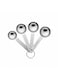 MILLERMAUS Stainless Steel Measuring Spoon Set - 4 Piece Professional Kitchen Measuring Spoons