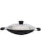 Delcasa Non Stick Appa Chatti With Stainless Steel Lid, Dc1913 Aluminum, Durable 3 Layer Construction, Cool Touch Handle, Suitable For All Types Of Hobs, Multi