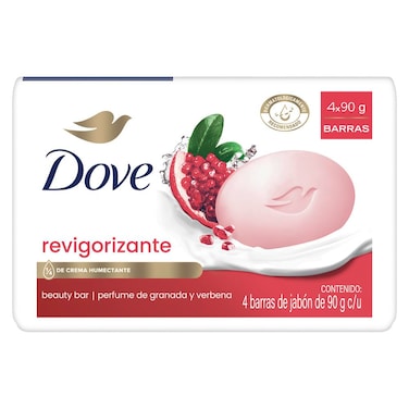 DOVE BAR SOAP - POMEGRANATE 100g / 3.5oz (Pack of 4)