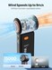 Warmco Portable Handheld Fan, 5000mAh Powerful Mini Turbo Fan, 15000 RPM High Speed USB Rechargeable for Travel &amp; Outdoor, Black