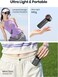 Warmco Portable Handheld Fan, 5000mAh Powerful Mini Turbo Fan, 15000 RPM High Speed USB Rechargeable for Travel &amp; Outdoor, Black