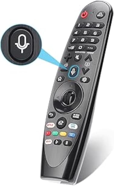 Gvirtue AKB75855501 AN-MR20GA Remote Control Compatible with LG Magic Remote MR19BA AN-MR18BA Magic Remote Control for All LG TV Remote AN-MR650 AN-MR650A AN-MR650B AN-MR650G (With Voice Search)