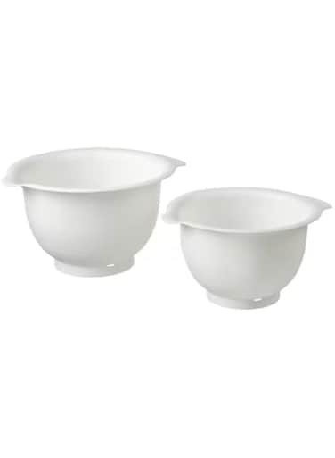 Mixing Bowl, Set Of 2, White