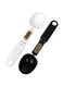 Food Scale Spoon Stainless Steel Digital Kitchen Scale 500g 0.1g Measuring Spoons Digital Display Accurate Electronic Measuring Cup for Kitchen and Lab Black White
