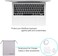 MOSISO Compatible with MacBook Air 13 inch Case 2022, 2021-2018 Release A2337 M1 A2179 A1932, Plastic Hard Shell&amp;Keyboard Cover&amp;Screen Film&amp;Storage Bag for MacBook Air 13.3 inch Case, Crystal Black
