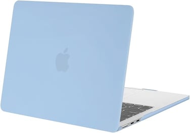MOSISO Compatible with MacBook Air 13 inch Case 2025 2024 2023 2022 Release M4 A3240 M3 A3113 M2 A2681, Protective Plastic Hard Shell Cover Compatible with MacBook Air 13.6 inch Case, Air Blue
