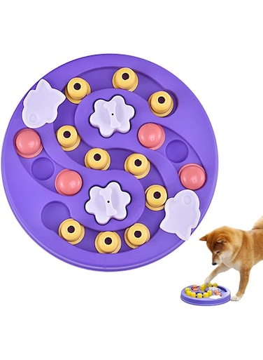 Wougzan Dog Puzzle Toys Interactive Toy for Puppy IQ Stimulation &amp;Treat Training Games, Dog Slow Feeder, Puppy &amp;Cats Fun Feeding