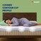 Sleepwell Spring Fresh Classic   3 Zone Profiled Resitec Foam   Single Bed Size   Pocket Spring   Neem Fresche Technology   Anti Sag Mattress (200L x 90W x 25H cm)