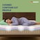Sleepwell Spring Fresh Classic   3 Zone Profiled Resitec Foam   Twin Bed Size   Pocket Spring   Neem Fresche Technology   Anti Sag Mattress (200L x 120W x 25H cm)