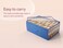 Sleepwell Tarang Foldable Mattress   PU Foam   Neem Fresche Technology  Single Bed Size with Storage Cover (190L x 90W x 10H cm)