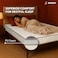 Sleepwell Utsav 2.0 Resitec Foam King Bed Size Medium Firm Neem Fresche Technology Anti Sag Mattress (200L x 180W x 15H cm)