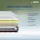 Sleepwell Durafirm 2.0 Visco Medicated Foam Twin Bed Size Medium Firm Neem Fresche Technology Anti Sag Mattress (200L x 120W x 15H cm)