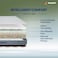 Sleepwell Durafirm 2.0 Visco Medicated Foam Queen Bed Size Medium Firm Neem Freshce Technology Anti Sag Mattress (200L x 160W x 15H cm)