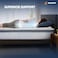 Sleepwell Nexa Classic Resitec Foam Super King Bed Size Medium Firm Neem Fresche Technology Anti Sag Mattress (200L x 200W x 25H cm)