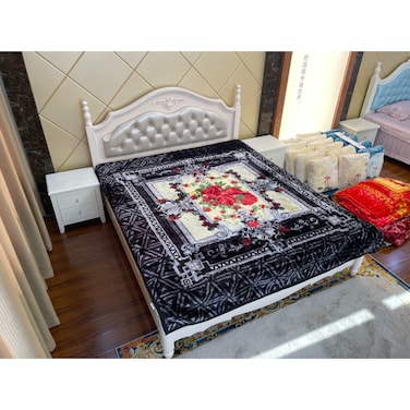 STARGOLD Double Ply Premium Cloudy Blanket Made by 100% Polyester SPUN YARN Obtained From Virgin Polyester 220X240CM 16LBS