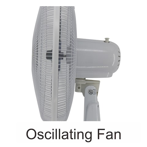 STARGOLD 16 Inch Wall Mounted Electric Fan 70W Quiet Operation Speed Controller Ideal for Office Bedroom Living Room