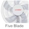 STARGOLD Wall Mounted Electric Fan 16 Inch 70W Quiet Operation Speed Controller Ideal for Office Bedroom Living Room