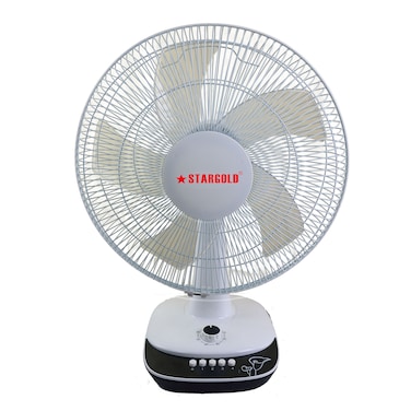 STARGOLD Electric Table Fan 16 Inch 3 Speed Settings With Oscillating/Rotating