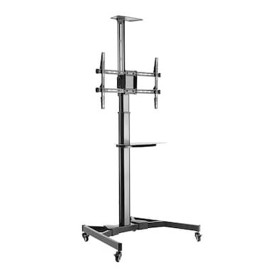 STARGOLD Premium Mobile TV Floor Stand &amp; Cart, Height Adjustable, 360&deg; Rotating, Fits 32-75 Inch LED/LCD/OLED Screens, Max Load 50kg, VESA 600x400, Lockable Wheels