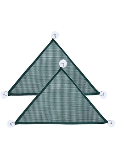 FRCOLOR 2pcs Bearded Dragon Hammock Reptile Lounger Hammock Climbing Pet Hammock Animal Hammock Gecko Hammock Suction Cup Lguana Hammock Lizard Lounger Reptile Rope Hammock
