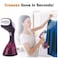 Handheld Steamer For Clothes, Travel Garment Steamer, Dry Ironing, 1200W Fast-Heat, With Brush &amp; Measure Cup - Fabric Wrinkle Remover For Home, Office
