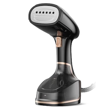 Handheld Steamer For Clothes, Travel Garment Steamer, Dry Ironing, 1200W Fast-Heat, With Brush &amp; Measure Cup - Fabric Wrinkle Remover For Home, Office