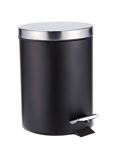 Harmony Pedal Bin, Black, W 40.4 X H 28.2 D 26.6 Cm, 12Liters, Stainless Steel