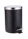 Harmony Pedal Bin, Black, W 40.4 X H 28.2 D 26.6 Cm, 12Liters, Stainless Steel