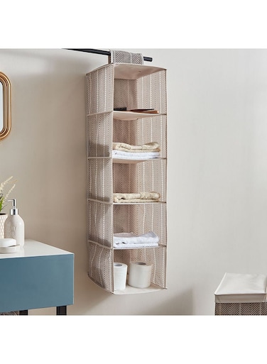 Box Ebase 5-Layer Hanging Organiser 28 x 95 x 28 cm