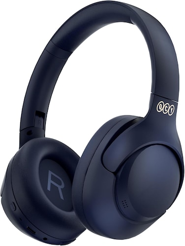 QCY H3 ANC Bluetooth Headphones, Active Noise Cancelling Wireless Headphones, Hi-Res Sound Bluetooth 5.4 Headset, 60H Playtime Foldable Over-Ear Headphone, Multipoint Connection, App Customize EQ