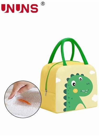 Kids Insulated Lunch Bag,Waterproof Dino Lunch Bag Kids,Portable Lunch Box For School Picnic