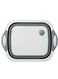 3-in-1 Collapsible Cutting Board Foldable Food Strainers,Drain Basket,Folding Drain Basket, Folding Chopping for Kitchen