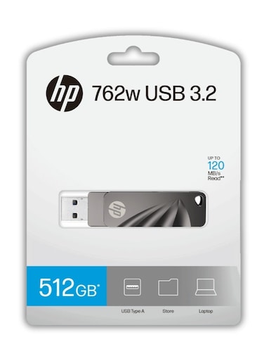 762 واط   ذاكرة فلاش USB 3.2 بسعة 512 جيجابايت   نقل بيانات سريع وموثوق   جسم معدني 512 جيجابايتc