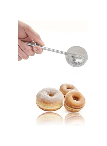 Sweet seven Effortless Flour Duster for Baking - One-Handed 304 Stainless Steel Shaker. Dust with Ease, Even. Flour Sifter Alternative. Elegant Gift.