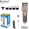 KEMEI KM-3705 Professional Hair Clipper with Trimmer - LCD Digital Display, Metal Body