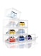 Attelite Clear Shoe Box, Plastic Stackable Shoe Storage Organizer with Magnetic Door,Thicken &amp; Sturdy Drop Front Shoe Box,For Display Sneakers,Easy Assembly 8 Pack White