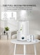 Cool Mist Purification Touch Display Smart Humidifier with Himidity Display UV Lamp Sterilization and 3 Mist Level for Home, Rooms &amp; Office white