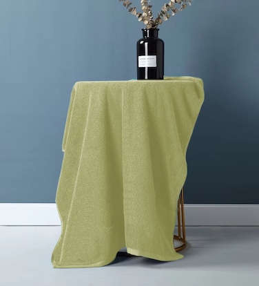 MAXQON Bath Towel - 100% Cotton 600 GSM Large Size (70x140cm) Highly Absorbent And Super Durable, Color Beige