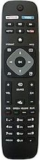 KEIFI New NH500UP Remote Control Compatible with Philips 4K UHD Smart TV with Netflix Vudu YouTube NetTV APP Key