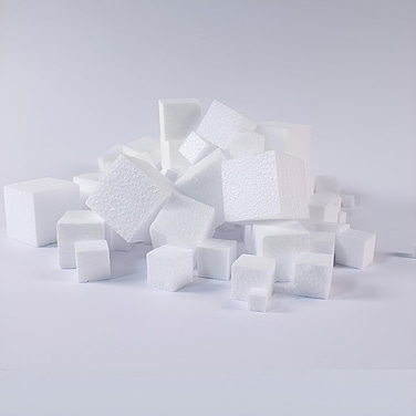 30pcs Craft Foam Cubes   4.5x4.5x4.5 cm   Square Polystyrene Foam   Thermocol   Styrofoam   for Art Sculpting   Flower Arrangements   Modeling   DIY Arts and Crafts   School Office Home