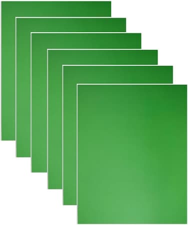 CRAFT MAGIC 5pcs Green Foam Board Sheets, A4 5mm Thick &ndash; Ideal for DIY Crafts, School Projects, Signboards, Framing &amp; Decorations