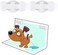 ECVV Pee Pad Holder for Dogs (Pack of 2)Puppy Pads Pet Training Pads   Marking in The House and Leg-Lifting Marking Dogs Potty Training Pad Magnetic Holder   Compatible with Any Size of Puppy Pee Pads