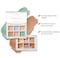Mei Lifestyle 6 Color Correcting Concealer Palette - Covers Acne Marks Dark Circles, Colour Correcting Makeup Palette, Multicolor