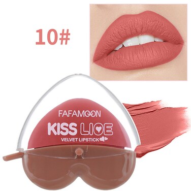 Mei Stylish Velvet Matte Lipstick Long Lasting Waterproof - Creamy Texture Lip Stain, Nude Pink