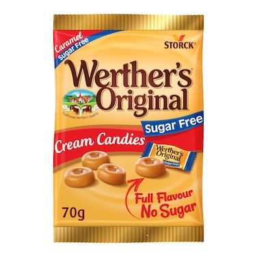 Werther's Original Sugar Free Cream Candies, 70g