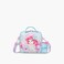 Mermaid- Lunch Bag-With Handle &amp; Strap-Printed-Rectangle (Pvc) Pastel Blue \ 22x10x22
