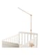 Beauenty Baby Crib Mobile Holder- Wooden Mobile Arm for Crib,Mobile Hanger for Hanging Baby Crib Attachment Nursery Decor,Height Adjustable Crib Mobile Holder (Rotundity)
