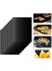 7 Pcs Grill Mat,100% Non-Stick BBQ Grill Mats Baking Mats, PFOA Free, Heavy Duty, Reusable and Easy to Clean, Works on Gas Charcoal and Electric BBQ,15.75 x 13Inch,Black