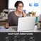 TECKNET Bluetooth Mouse, 4000DPI Wireless Mice for Laptop 2-in-1(BT 5.0/3.0+2.4Ghz) Computer Portable PC Mouse Wireless with USB Receiver for Mac (USB-A+Bluetooth), Black