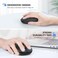 TECKNET Bluetooth Mouse, 4000DPI Wireless Mice for Laptop 2-in-1(BT 5.0/3.0+2.4Ghz) Computer Portable PC Mouse Wireless with USB Receiver for Mac (USB-A+Bluetooth), Black